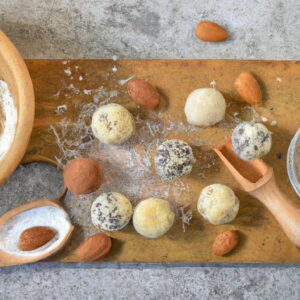 Almond and Coconut Energy Balls Healthy Snack Recipe