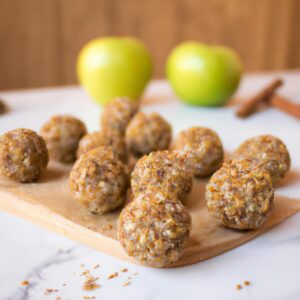 Apple Cinnamon Energy Balls Healthy Snack Recipe