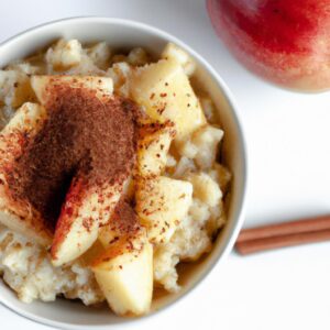 Apple Cinnamon Quinoa Porridge Healthy Breakfast Recipe