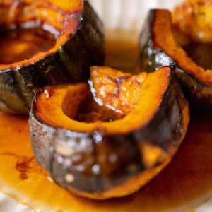 Baked Acorn Squash with Maple Glaze Side Dish Recipe