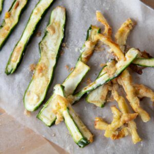 Baked Parmesan Zucchini Fries Healthy Snack Recipe