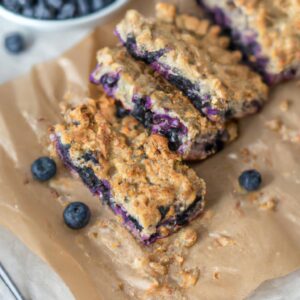 Blueberry Oatmeal Breakfast Bars Healthy Breakfast Recipe