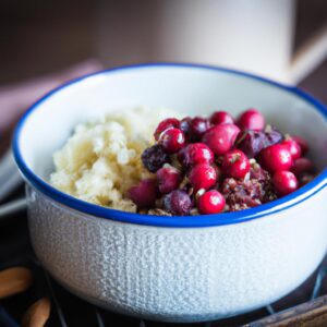 Breakfast Quinoa with Berries and Almonds Healthy Start to Your Day