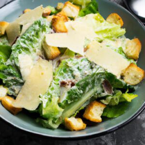 Caesar Salad with Homemade Dressing and Parmesan Crisps Classic Salad Recipe