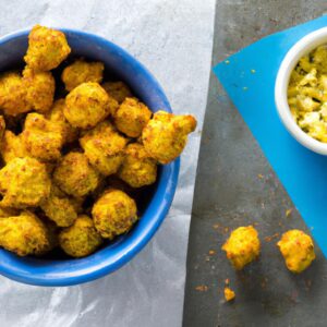 Cauliflower Popcorn with Turmeric and Cumin Healthy Snack Recipe