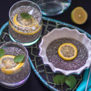 Chia Seed and Coconut Water Hydration Drink Refreshing Dinner Recipe