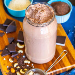 Chocolate Peanut Butter Protein Smoothie Dessert Recipe