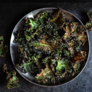 Crispy Baked Kale Chips Healthy Snack Recipe