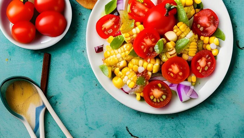 Crispy Corn and Tomato Salad 1