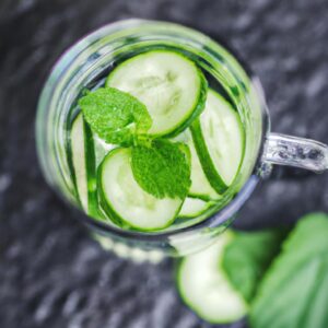 Cucumber Mint Infused Water Refreshing Beverage Recipe