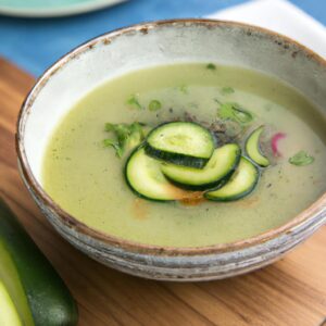 Cucumber and Avocado Gazpacho Refreshing Lunch Recipe