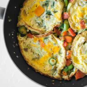 Egg White and Veggie Breakfast Skillet Healthy Breakfast Recipe