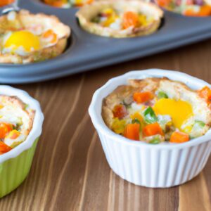 Egg and Vegetable Muffin Cups Healthy Breakfast Recipe