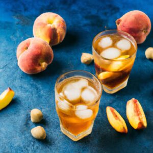 Ginger Peach Iced Tea Refreshing Beverage Recipe