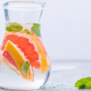 Grapefruit Mint Infused Water Refreshing Beverage Recipe