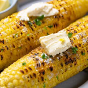 Grilled Corn on the Cob with Herb Butter Side Dish Recipe