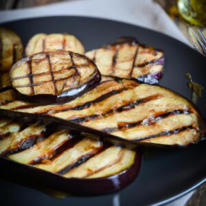 Grilled Eggplant with Balsamic Glaze Easy Side Dish Recipe