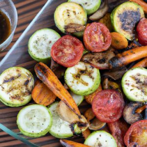 Grilled Vegetable Salad with Balsamic Glaze Healthy Salad Recipe