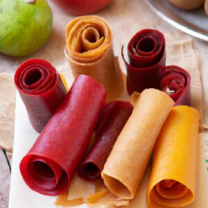 Homemade Fruit Roll Ups with Real Fruit Healthy Dessert Recipe