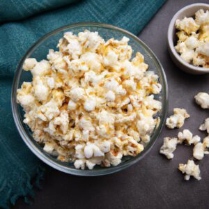 Homemade Popcorn with Olive Oil and Sea Salt Easy Snack Recipe