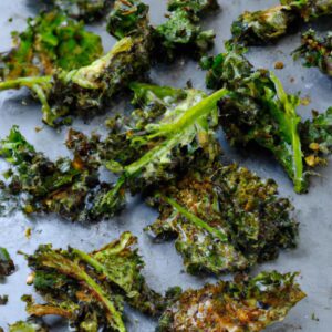 Kale Chips with Sea Salt Healthy Snack Recipe