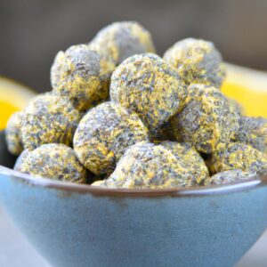 Lemon Poppy Seed Protein Balls Healthy Dessert Recipe