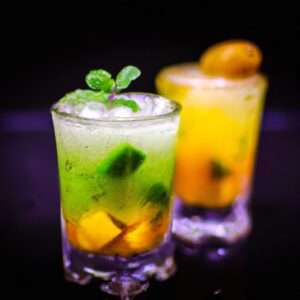 Mango Mint Mojito Mocktail Refreshing Beverage Recipe