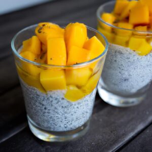 Mango and Coconut Chia Pudding Delicious Dessert Recipe