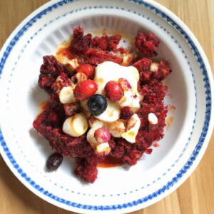 Mixed Berry Crisp with Quinoa Topping Delicious Dessert Recipe