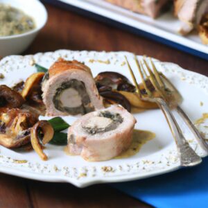 Mushroom and Spinach Stuffed Pork Tenderloin Flavorful Main Dish