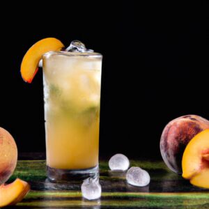 Peach Green Tea Lemonade Refreshing Beverage Recipe 1