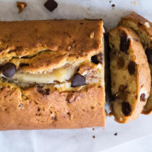 Peanut Butter Chocolate Chip Banana Bread Delicious Dessert Recipe