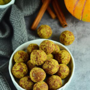 Pumpkin Energy Balls with Cinnamon Healthy Dessert Recipe