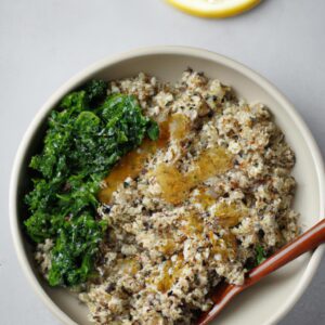 Quinoa and Kale Breakfast Bowl Healthy Breakfast Recipe