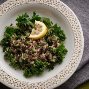 Quinoa and Kale Salad with Lemon Vinaigrette Healthy Side Dish