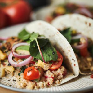 Quinoa and Veggie Breakfast Tacos Healthy Breakfast Recipe