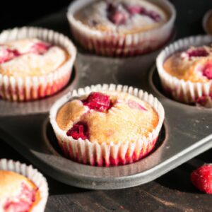 Raspberry and Almond Flour Muffins Gluten Free Dessert Recipe