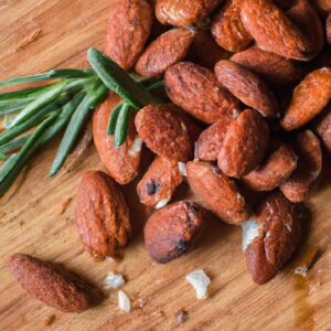 Roasted Almonds with Rosemary and Sea Salt Healthy Snack Recipe