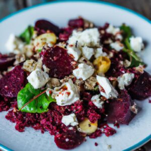 Roasted Beet and Quinoa Salad with Goat Cheese Healthy Salad Recipe