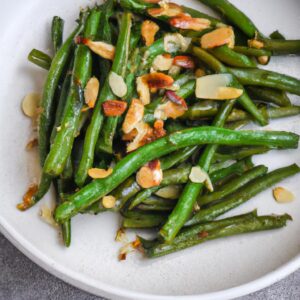 Sauteed Green Beans with Almonds Easy Dinner Side Dish