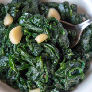 Sauteed Spinach with Garlic Quick and Easy Side Dish