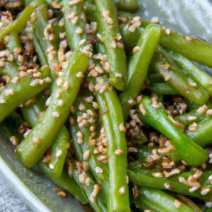 Sesame Ginger Green Beans Flavorful Side Dish Recipe