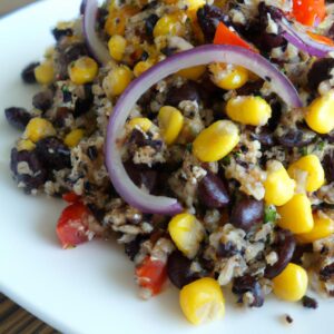 Southwest Quinoa Salad with Black Beans and Corn Lunch Recipe