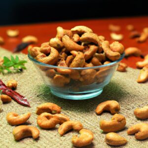 Spicy Roasted Cashews Easy Snack Recipe