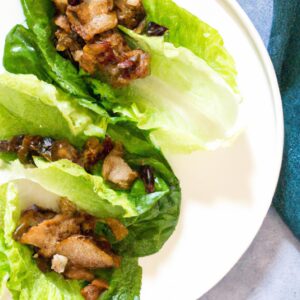 Teriyaki Chicken Lettuce Wraps Easy Dinner Recipe