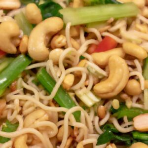 Thai Peanut Noodle Salad with Crunchy Vegetables Salad Recipe