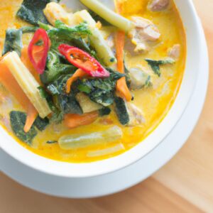 Thai Vegetable Curry with Coconut Milk Easy Dinner Recipe