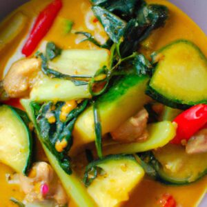 Thai Vegetable Curry with Coconut Milk Flavorful Dinner Recipe