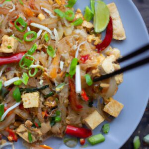 Vegetable Pad Thai with Tofu Flavorful Main Dish Recipe