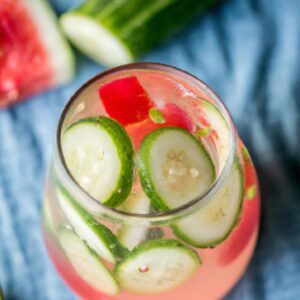 Watermelon Cucumber Cooler Refreshing Beverage Recipe